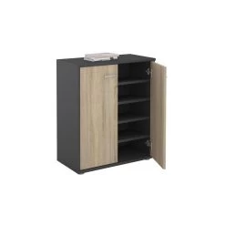 Meuble à Chaussures OLYMPE En Mélaminé Gris Mat Et Décor Chêne Sonoma -Vous ne pouvez pas battre les meubles. fc76d7d85ad13cb8eb440b3d9dbc0fb2 none de6e1bfe67f778bd10f66c1b3cd552e2 de6e1bf