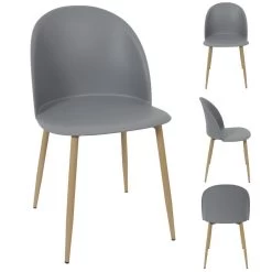 Chaise Scandinave Bergen Grise