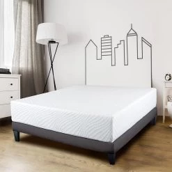 NEOREV | Matelas Celenos 160x200 Cm | Mousse à Mémoire De Forme | Soutien Ferme